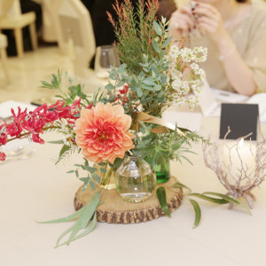 テーブルのお花|601415さんのNotre Dame UBE (ノートルダム宇部)の写真(1329210)