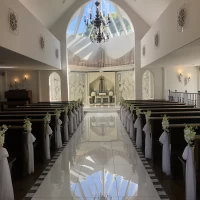 参列席は十分なスペースがよういされています。