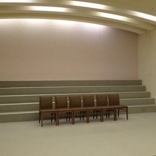 挙式会場隣接の集合写真用スタジオ
