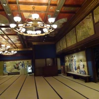 和室の各披露宴会場前の空間　広々してます