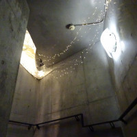 披露宴会場（地下）への階段