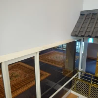 ホテルの建物の中に建物がある造り