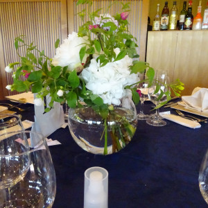 テーブル装花|601534さんのガーデンレストラン徳川園の写真(1537787)