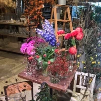 生花でのコーデ