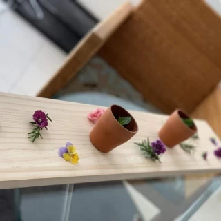 見た目は植木鉢のスイーツでした。