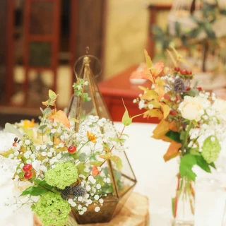 テーブル装花