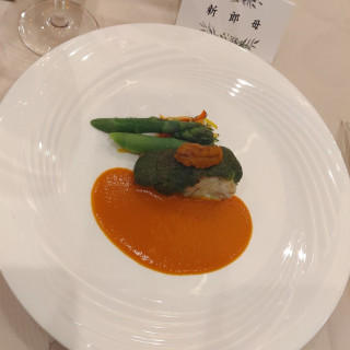 スズキのソテーはソースとの相性が抜群でした。