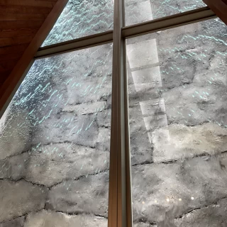 水が流れてます