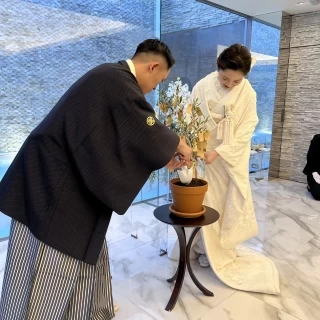 オリーブ植樹式。