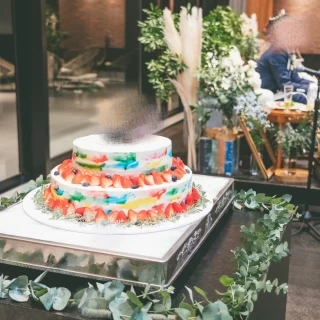 こだわりのケーキ
何度も打ち合わせをして出来たケーキです