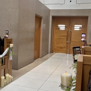 披露宴会場入口