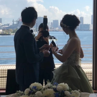 会食のときの乾杯