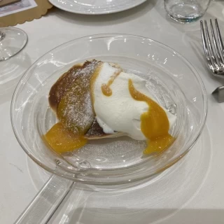 デザートビュッフェのパンケーキ