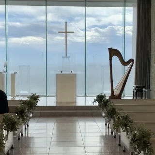 天空のチャペルと言うだけあって、眺めが素敵でした。