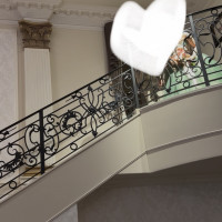 お色直しは階段から登場