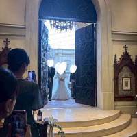 新婦がチェペルへ入場シーン