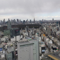 会場から見える渋谷の景色