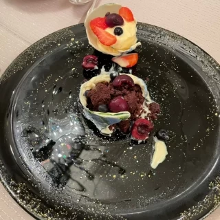 デザートの演出が素敵だった