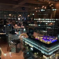 披露宴会場からの夜景
