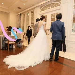 新婦退場