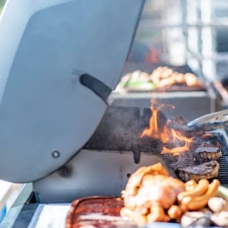 上品なBBQが出来ます。