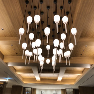 ラウンジの照明と天井|603569さんのJWマリオットホテル奈良の写真(1351312)
