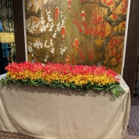とても綺麗で華やかな主役席