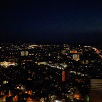 会場から見える夜景。本物はもっと綺麗です！