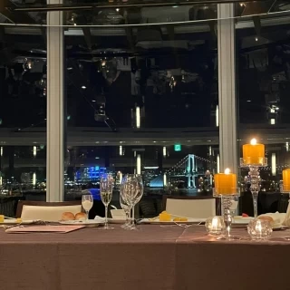 会場からの景色