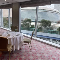 試食会料理の会場です