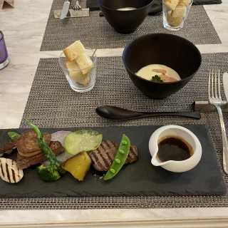 ブライダルフェアの際に、コース料理の一部を堪能しました。