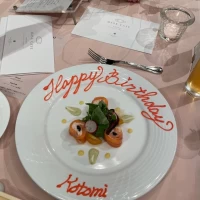 誕生日プレート