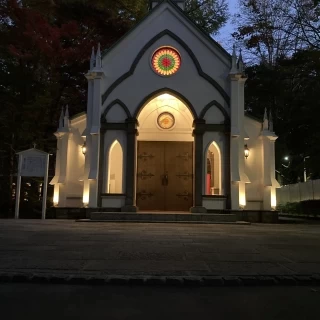 夕方のチャペルです。
