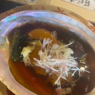 アワビの焼き物