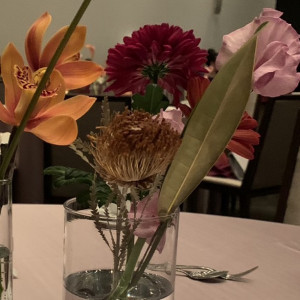 テーブル装花|604207さんの麗風つくば シーズンズテラスの写真(2042214)