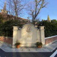 式場の周りに大きな道路はなく、静かでした。