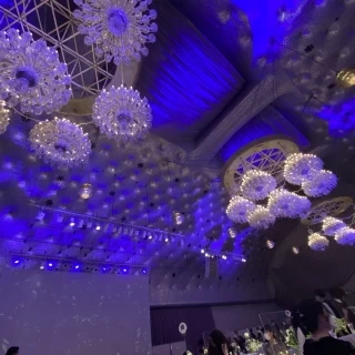 会場の天井