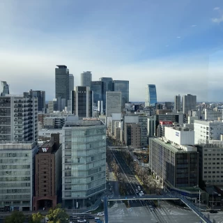 披露宴会場からの景色