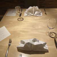 試食会のテーブル
