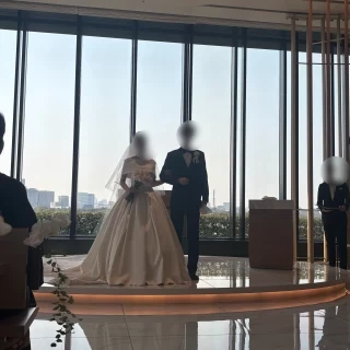 途中で外が見えるような演出に全員驚いていました