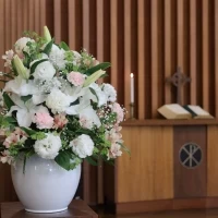 お花も綺麗です