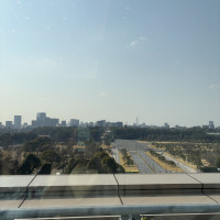 空も晴れていて、待合スペースからの景色がキレイでした！