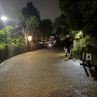 暗くなっても素敵な雰囲気です