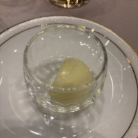 お口直しの季節のソルベ