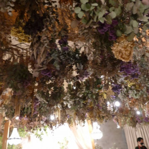 天井はお花でいっぱい|604660さんのＲｕｂａｎ（リュバン）の写真(1439926)