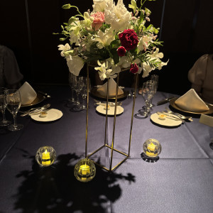 暗くなったときもキャンドルの光で綺麗だった！|604660さんのヒルトン福岡シーホークの写真(2590239)