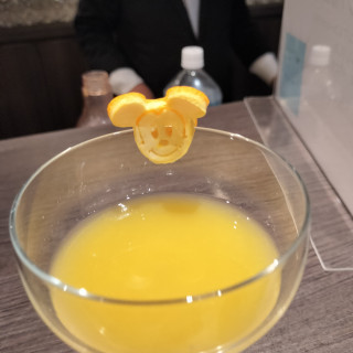 ウェルカムパーティーの生ジュース