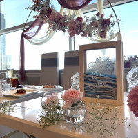 式の終了後に高砂にサンドアートがありゆっくりと見れました
