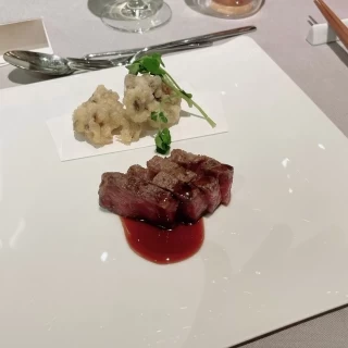 国産牛の網焼き
