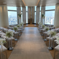 高階層会場、景観最高です